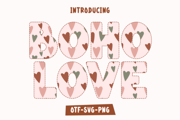 Boho Love: A Quirky, Fun Decorative Font