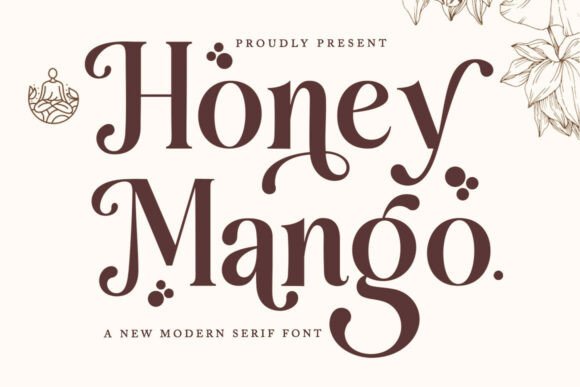 Honey Mango: A Serif Font for Elegant Visual Design