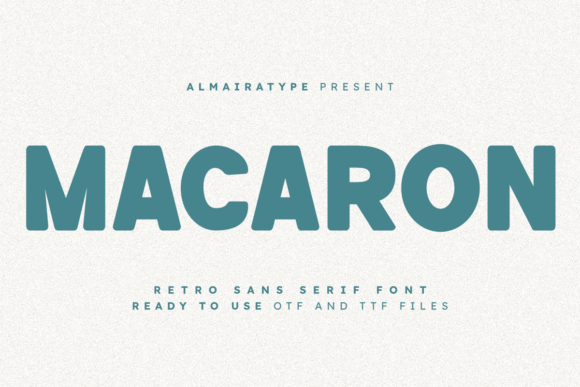 Macaron: Bold Retro Sans Serif Font