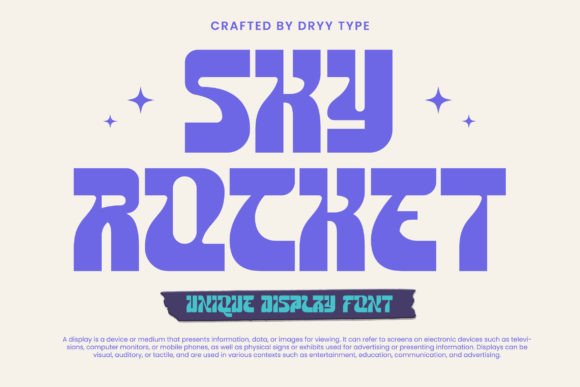 Sky Rocket: A Versatile Design Font
