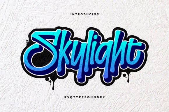 Skylight: The Bold, Graffiti-Inspired Font That Commands Attention