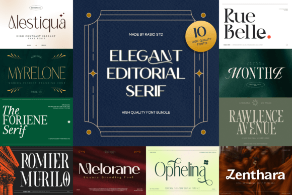 The Elegant Editorial Serif Font Bundle: A Refined Typographic Solution