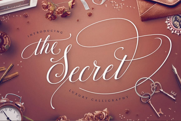 The Secret: A Stunning Calligraphy Font